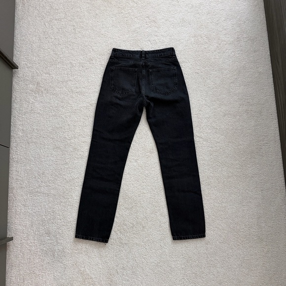 Zara Signature Denim- The Slim with Rhinestone in Black- Sz 0 - Picture 5 of 7
